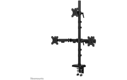 Support écran de bureau - 3 écrans - Noir - Neomounts DS60-600BL2-1