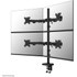 Support écran de bureau - 4 écrans - Noir - Neomounts DS60-600BL2-2