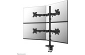 Support écran de bureau - 4 écrans - Noir - Neomounts DS60-600BL2-2