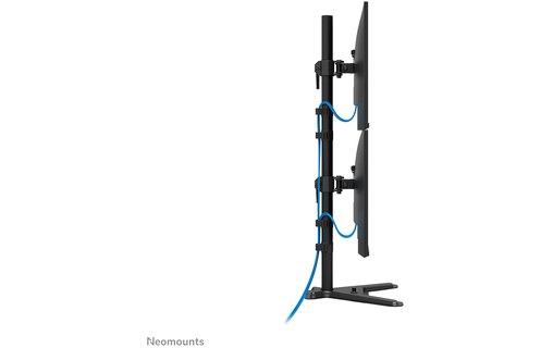 Support écran de bureau - 2 écrans - Noir - Neomounts DS45-600BL2V
