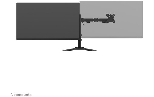 Support écran de bureau - 2 écrans - Noir - Neomounts DS45-600BL2