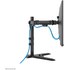 Support écran de bureau - 2 écrans - Noir - Neomounts DS45-600BL2