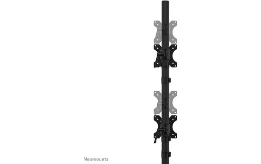 Support écran de bureau - 2 écrans - Noir - Neomounts DS45-600BL2V