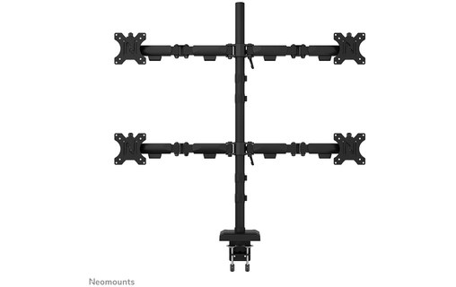 Support écran de bureau - 4 écrans - Noir - Neomounts DS60-600BL2-2