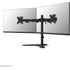 Support écran de bureau - 2 écrans - Noir - Neomounts DS45-600BL2