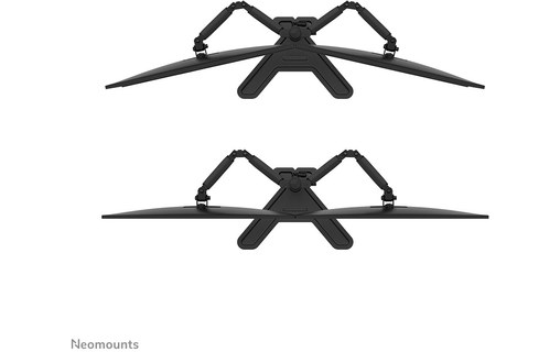 Support écran de bureau - 2 écrans - Noir - Neomounts DS45-600BL2