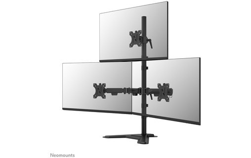 Support écran de bureau - 3 écrans - Noir - Neomounts DS45-600BL2-1