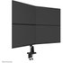 Support écran de bureau - 4 écrans - Noir - Neomounts DS60-600BL2-2