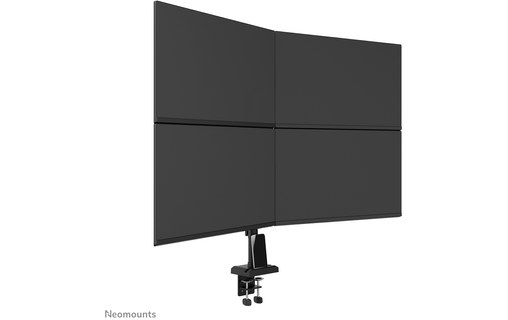 Support écran de bureau - 4 écrans - Noir - Neomounts DS60-600BL2-2