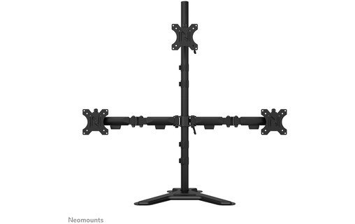 Support écran de bureau - 3 écrans - Noir - Neomounts DS45-600BL2-1