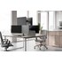 Support écran de bureau - 3 écrans - Noir - Neomounts DS45-600BL2-1