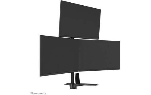 Support écran de bureau - 3 écrans - Noir - Neomounts DS45-600BL2-1