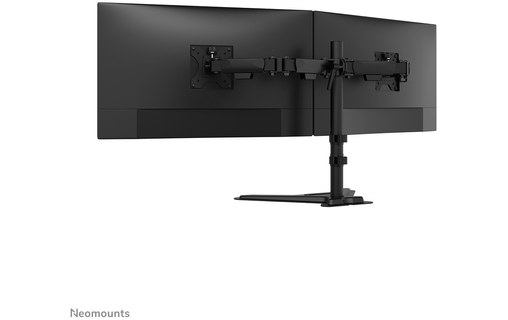 Support écran de bureau - 2 écrans - Noir - Neomounts DS45-600BL2