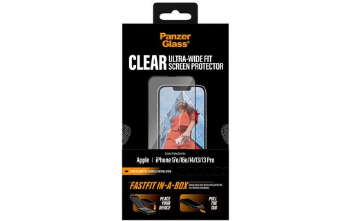 Protection d'écran pour iPhone 17e - PanzerGlass Clear