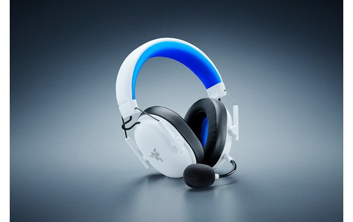 Casque gaming sans fil Razer BlackShark V3 X HyperSpeed pour Playstation, Blanc