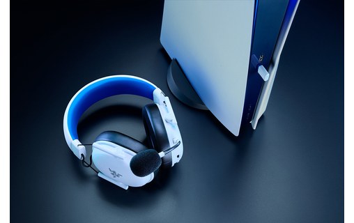 Casque gaming sans fil Razer BlackShark V3 X HyperSpeed pour Playstation, Blanc