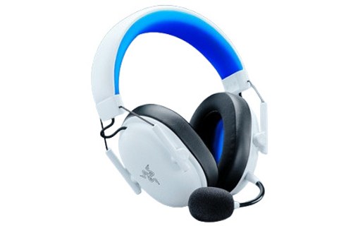 Casque gaming sans fil Razer BlackShark V3 X HyperSpeed pour Playstation, Blanc