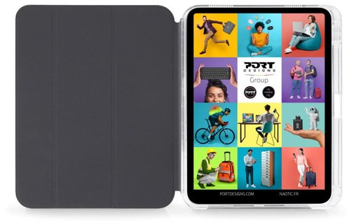 FOLIO IPAD 11" NOUMEA II SLIMCLEAR NOIR
