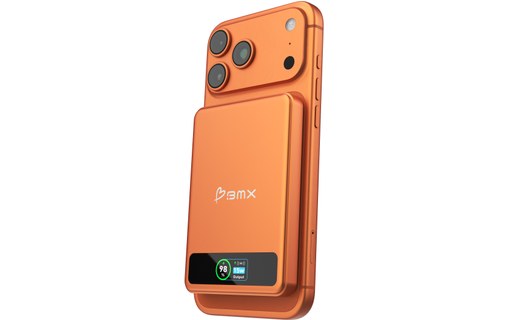 Batterie externe magnétique 5000 mAh - BMX SolidSafe - Orange