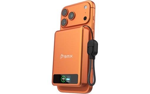 Batterie externe magnétique 10000 mAh - BMX SolidSafe - Orange
