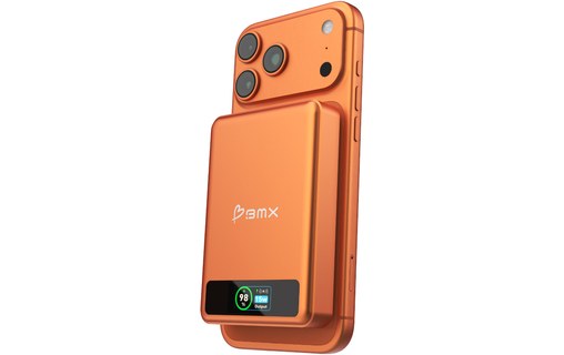 Batterie externe magnétique 10000 mAh - BMX SolidSafe - Orange
