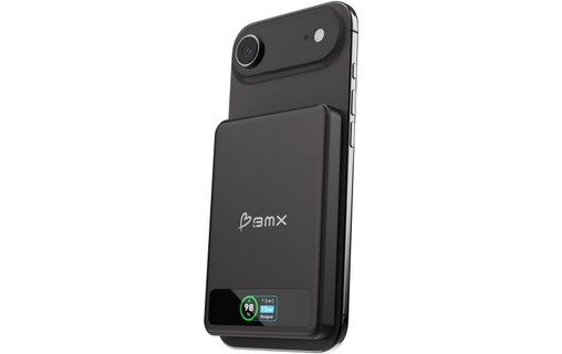 Batterie externe magnétique 5000 mAh - BMX SolidSafe - Noire