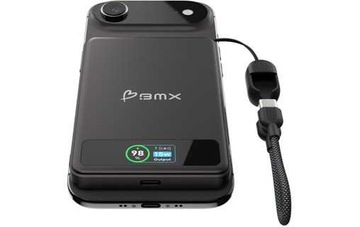 Batterie externe magnétique 5000 mAh - BMX SolidSafe - Noire