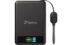 Batterie externe magnétique 10000 mAh - BMX SolidSafe - Noire