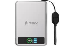 Batterie externe magnétique 10000 mAh - BMX SolidSafe - Argent