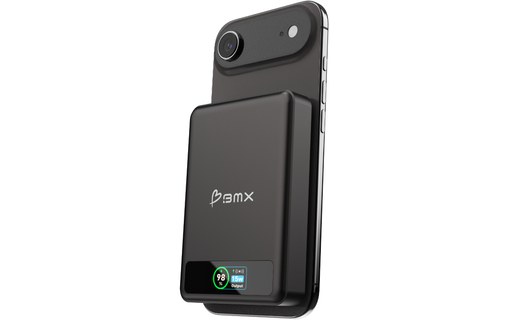Batterie externe magnétique 10000 mAh - BMX SolidSafe - Noire