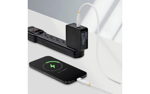 Câble USB-C - StarTech - 240 W - 1 m - Nylon - Blanc