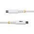 Câble USB-C - StarTech - 240 W - 1 m - Nylon - Blanc