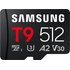 Carte microSDXC Samsung T9 512 Go, UHS-I, V30