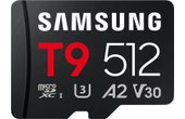 Carte microSDXC Samsung T9 512 Go, UHS-I, V30