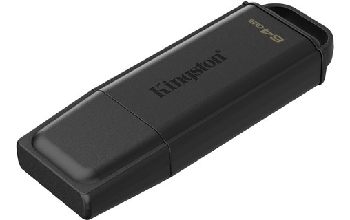 Clé USB Kingston DataTraveler Exodia 64 Go - Noire - USB 3.2