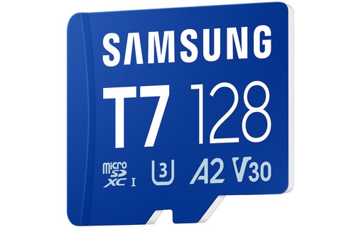 Carte microSDXC Samsung T7 128 Go, UHS-I, V30
