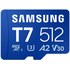 Carte microSDXC Samsung T7 512 Go, UHS-I, V30