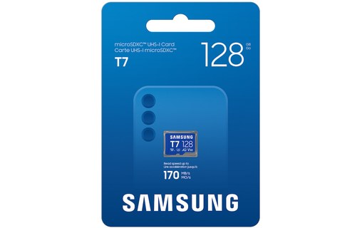 Carte microSDXC Samsung T7 128 Go, UHS-I, V30