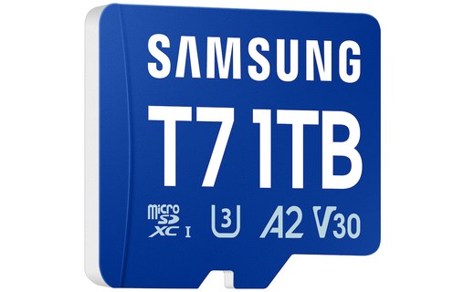 Carte microSDXC Samsung T7 1 To, UHS-I, V30