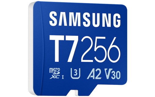 Carte microSDXC Samsung T7 256 Go, UHS-I, V30