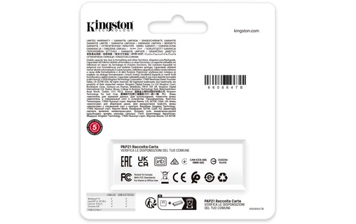 Clé USB Kingston DataTraveler Exodia 64 Go - Noire - USB 3.2