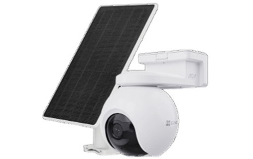 Caméra de surveillance extérieure WiFi Solaire - Ezviz EB8 Pro 4G - Blanche