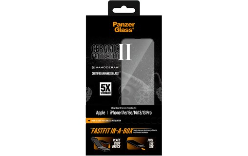 Protection d'écran pour iPhone 17e - PanzerGlass Ceramic