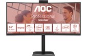 Écran Incurvé 34" AOC E4 CU34E4CW - 120 Hz USB-C