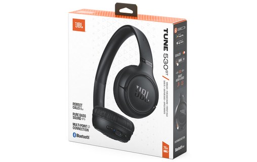 Casque Bluetooth JBL Tune 530BT, Noir
