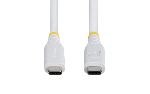 Câble USB-C - StarTech - 240 W 8K 40 Gbit/s - USB 4 - 1 m - Blanc