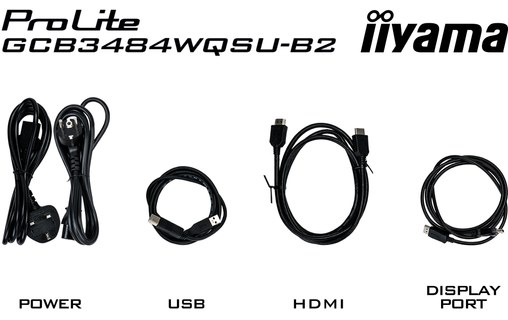 Écran Incurvé 34" iiyama G-MASTER GCB3484WQSU-B2 - 200 Hz