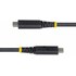 Câble USB-C - StarTech - 240 W 8K 40 Gbit/s - USB 4 - 1 m - Noir