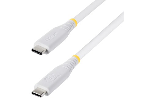 Câble USB-C - StarTech - 240 W 8K 40 Gbit/s - USB 4 - 1 m - Blanc