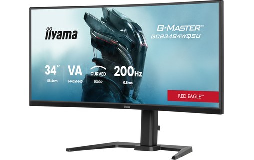 Écran Incurvé 34" iiyama G-MASTER GCB3484WQSU-B2 - 200 Hz